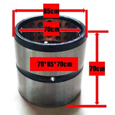 Max Linear Velocity 0.1 m/s Excavator Parts Copper Metal Collar Bucekt Bushing 70x85x70cm