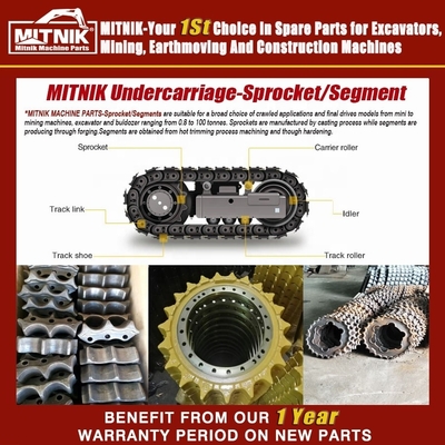 PC200-1/2/3 Excavator Undercarriage Spare Parts Gear Ring Segment Drive Wheel Sprocket