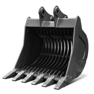 20ton Yellow/Black Wheel Backhoe Loader Excavator Spare Parts Casting Bucket for PC200