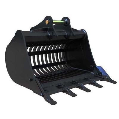 20ton Yellow/Black Wheel Backhoe Loader Excavator Spare Parts Casting Bucket for PC200
