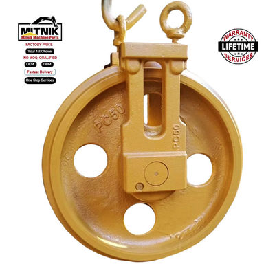 Construction Works Excavator Idler Wheel PC50 IDLER with High Surface Hardness HRC52-58