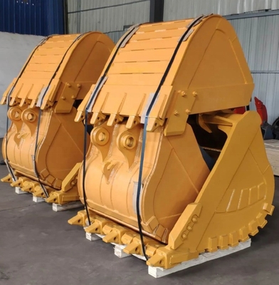 Yellow/Black Mini Excavator Bucket for PC150 PC200 PC300 2.1m3 Capacity Rock Bucket