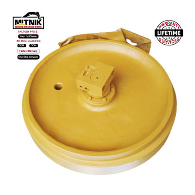 D38 D375 Front Idler Assy For Bulldozer Komatsu Surface Hardness HRC52-58 Yellow/Black