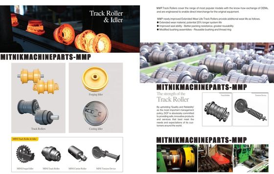 35MnB Surface Hardness HRC52-58 Dozer Track Roller Bottom Roller for D8N D8R D8T