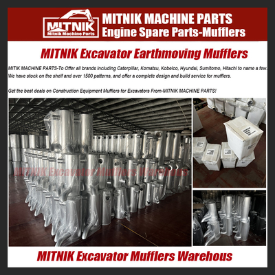 Excavator with the and Durable SK30 SK55 SK60-1 Muffler Silencer