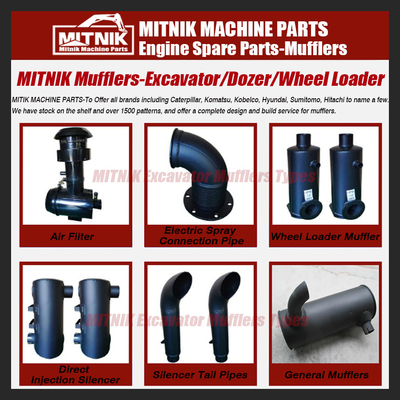 SK350-8 Muffler Exhaust Gas Silencer with and Energy Mining