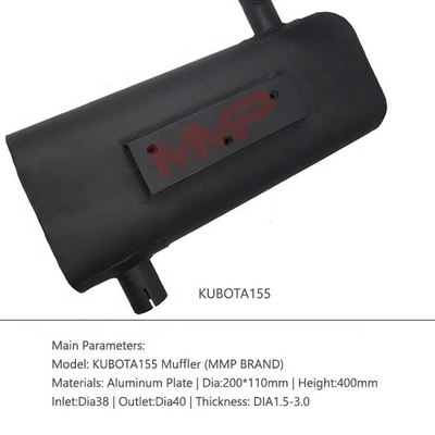 EX200-5 EX200LC-5 EX210H-5 EX210LCH-5 Excavator Parts Muffler 4332247 4416602 for Any