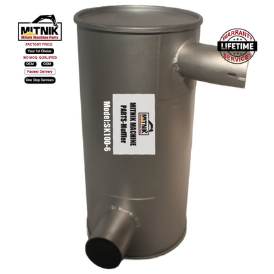 SK100-6 Excavator Muffler Silencer Exhaust Part Energy Mining Apply to Excavators