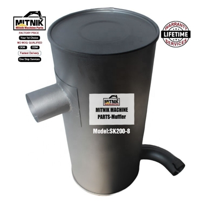 SK100-6 Excavator Muffler Silencer Exhaust Part Energy Mining Apply to Excavators