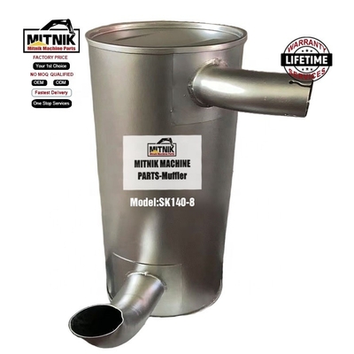 SK100-6 Excavator Muffler Silencer Exhaust Part Energy Mining Apply to Excavators