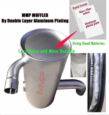 Suitable for Any Excavators DX225 DX300 DX420 Silencer Doosan Excavator Exhaust Muffler