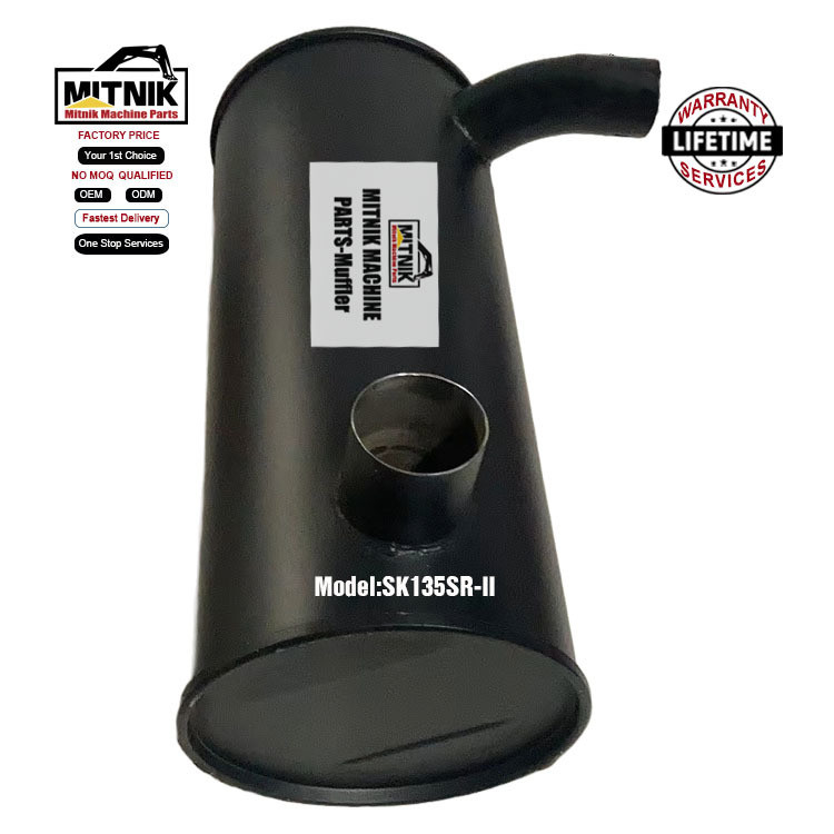 SK135SR-II Muffler Silencer Upgrade for Kobelco Excavator at Food Beverage